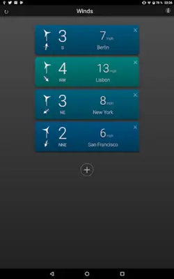 Winds android App screenshot 0