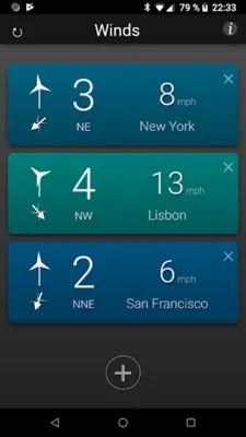 Winds android App screenshot 9