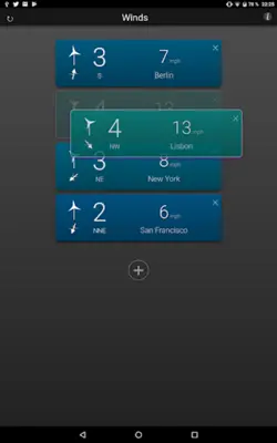 Winds android App screenshot 1