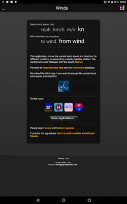 Winds android App screenshot 3