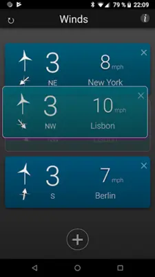 Winds android App screenshot 8